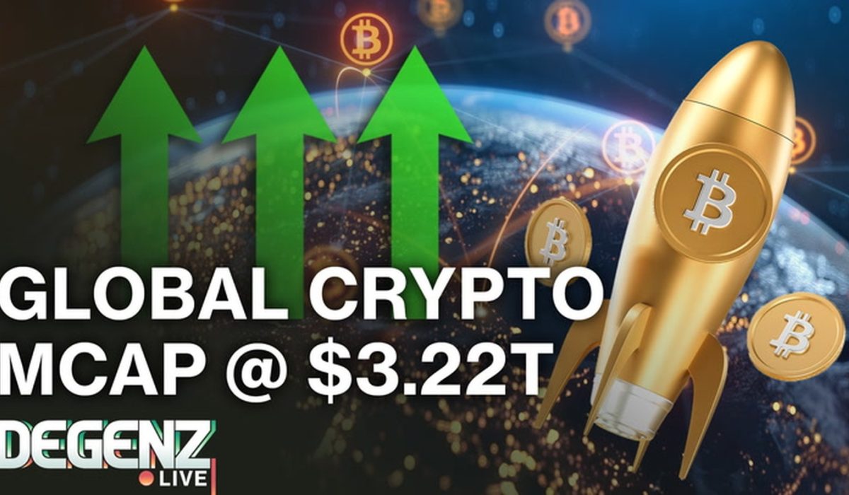 Global Crypto Market Cap Hits $3.22 Trillion Amid Major Developments and Institutional Moves