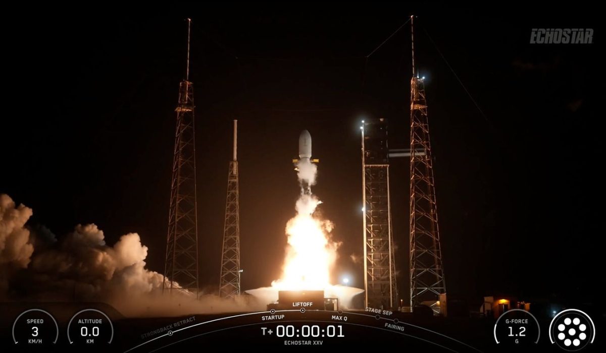 SpaceX Successfully Launches 15,000-Pound EchoStar XXV TV Satellite on Landmark 30th Mission of 2024