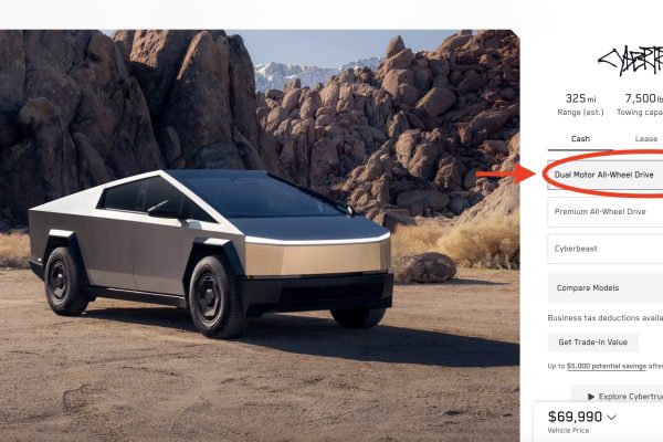 Tesla Raises Cybertruck AWD Price to $70,000 Amid Controversy Over Artificial Demand