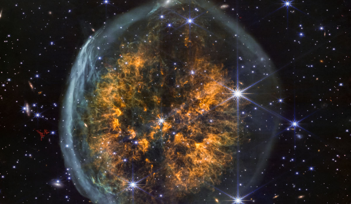 Webb Telescope Reveals Detailed Views of the Exposed Cranium Nebula